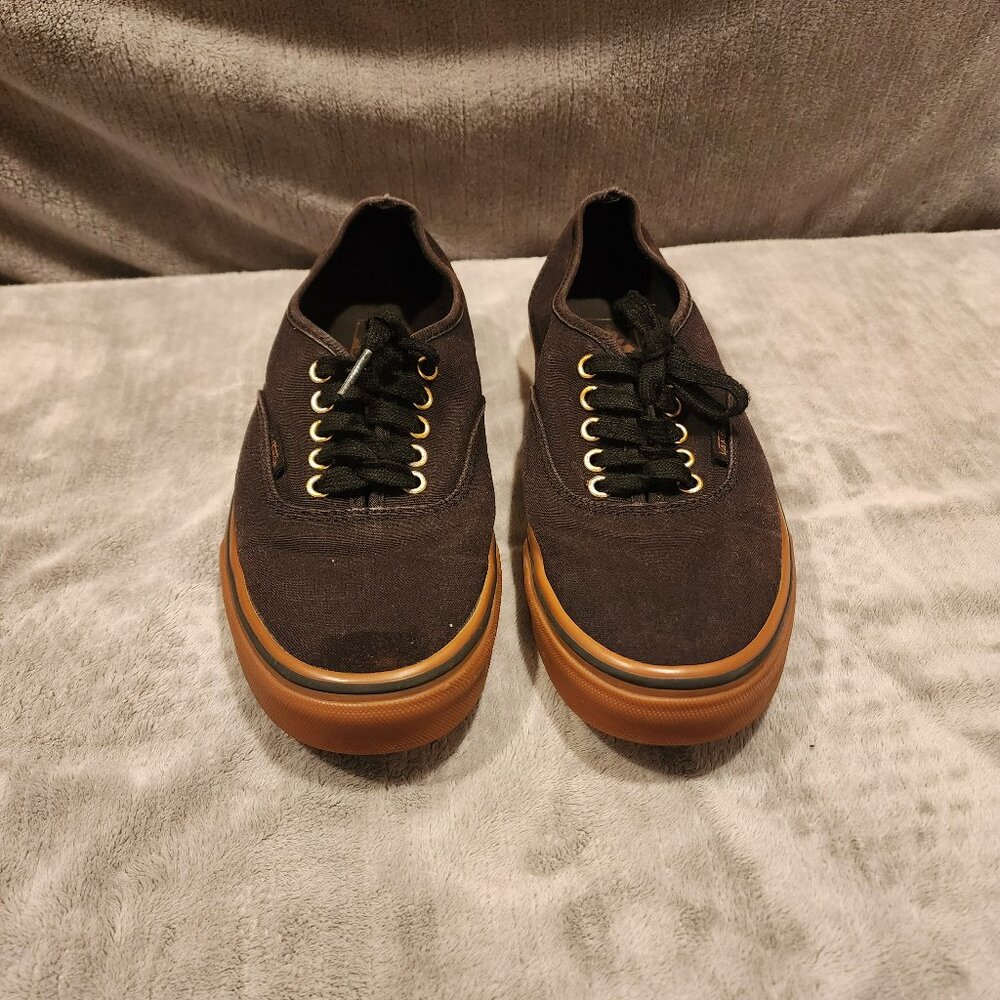 Classic Black Canvas Men's Shoes